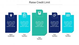 Raise Credit Limit Ppt Powerpoint Presentation Pictures Backgrounds Cpb