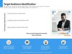 Raise funding from pre seed round target audience identification ppt sample