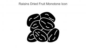 Raisins Dried Fruit Monotone Icon In Powerpoint Pptx Png And Editable Eps Format
