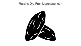 Raisins Dry Fruit Monotone Icon In Powerpoint Pptx Png And Editable Eps Format