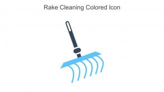 Rake Cleaning Colored Icon In Powerpoint Pptx Png And Editable Eps Format