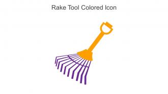Rake Tool Colored Icon In Powerpoint Pptx Png And Editable Eps Format