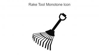 Rake Tool Monotone Icon In Powerpoint Pptx Png And Editable Eps Format