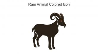 Ram Animal Colored Icon In Powerpoint Pptx Png And Editable Eps Format