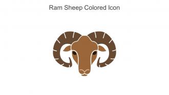 Ram Sheep Colored Icon In Powerpoint Pptx Png And Editable Eps Format