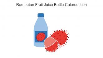 Rambutan Fruit Juice Bottle Colored Icon In Powerpoint Pptx Png And Editable Eps Format