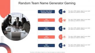 Random Team Name Generator Gaming In Powerpoint And Google Slides Cpb