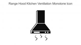 Range Hood Kitchen Ventilation Monotone Icon In Powerpoint Pptx Png And Editable Eps Format