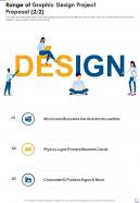 Range Of Graphic Design Project Proposal One Pager Sample Example Document