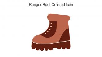 Ranger Boot Colored Icon In Powerpoint Pptx Png And Editable Eps Format