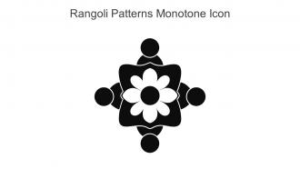 Rangoli Patterns Monotone Icon In Powerpoint Pptx Png And Editable Eps Format