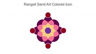 Rangoli Sand Art Colored Icon In Powerpoint Pptx Png And Editable Eps Format