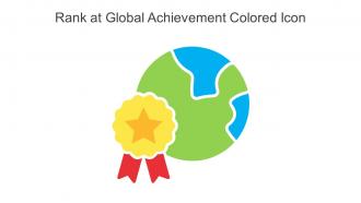 Rank At Global Achievement Colored Icon In Powerpoint Pptx Png And Editable Eps Format