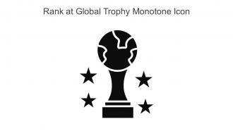 Rank At Global Trophy Monotone Icon In Powerpoint Pptx Png And Editable Eps Format