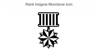 Rank Insignia Monotone Icon In Powerpoint Pptx Png And Editable Eps Format