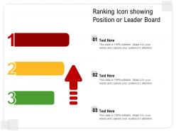 Ranking icon showing position or leader board