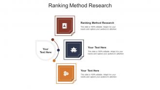 Ranking method research ppt powerpoint presentation icon show cpb
