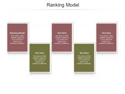 Ranking model ppt powerpoint presentation file graphics tutorials cpb