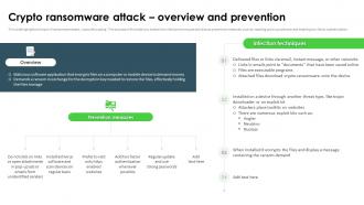 Ransomware In Digital Age Crypto Ransomware Attack Overview And Prevention