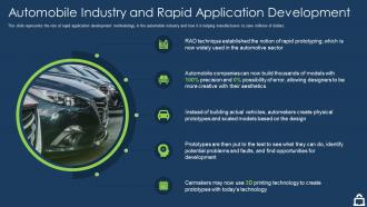 Rapid application development it automobile industry and rapid application development