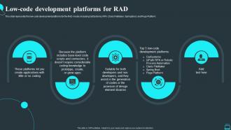 Rapid Application Development Methodology Low Code Development Platforms For Rad
