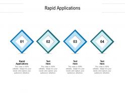 Rapid applications ppt powerpoint presentation professional background image cpb