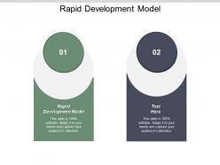 Rapid development model ppt powerpoint presentation infographic template graphics cpb