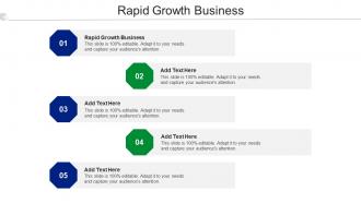 Rapid Growth Business Ppt Powerpoint Presentation Infographics Skills Cpb