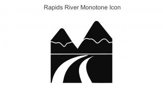 Rapids River Monotone Icon In Powerpoint Pptx Png And Editable Eps Format