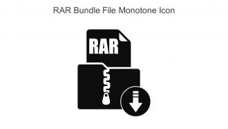 RAR Bundle File Monotone Icon In Powerpoint Pptx Png And Editable Eps Format