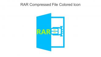 RAR Compressed File Colored Icon In Powerpoint Pptx Png And Editable Eps Format