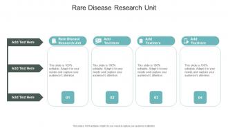 Rare Disease Research Unit In Powerpoint And Google Slides Cpb