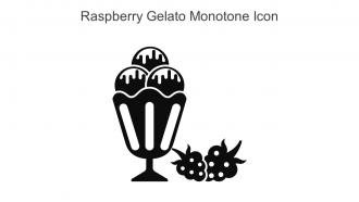 Raspberry Gelato Monotone Icon In Powerpoint Pptx Png And Editable Eps Format