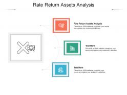 Rate return assets analysis ppt powerpoint presentation infographics gallery cpb