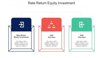 Rate Return Equity Investment Ppt Powerpoint Presentation Ideas Slide Cpb
