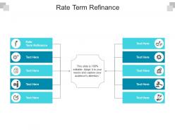 Rate term refinance ppt powerpoint presentation infographics aids cpb