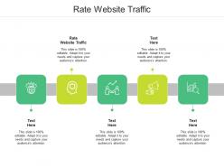 Rate website traffic ppt powerpoint presentation portfolio icons cpb