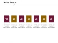 Rates loans ppt powerpoint presentation professional show cpb