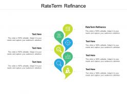 Rateterm refinance ppt powerpoint presentation pictures designs cpb