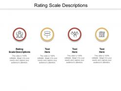Rating scale descriptions ppt powerpoint presentation pictures graphics cpb