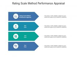 Rating scale method performance appraisal ppt powerpoint presentation infographic template icon cpb