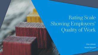 Rating Scale Showing Employees Quality Of Work PPT Example AT