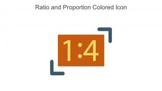 Ratio And Proportion Colored Icon In Powerpoint Pptx Png And Editable Eps Format