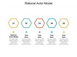 Rational actor model ppt powerpoint presentation styles diagrams cpb