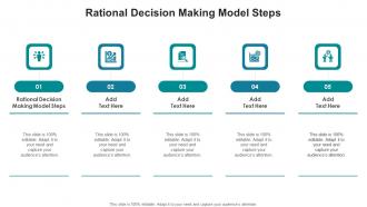 Rational Decision Making Model Steps In Powerpoint And Google Slides Cpb