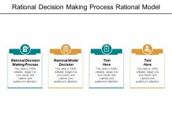 Rational decision making process rational model decision repositioning cpb
