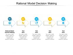 Rational model decision making ppt powerpoint presentation outline show cpb