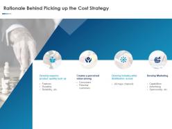 Rationale behind picking up the cost strategy ppt powerpoint show