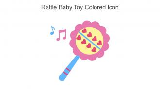 Rattle Baby Toy Colored Icon In Powerpoint Pptx Png And Editable Eps Format