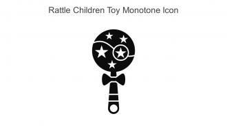 Rattle Children Toy Monotone Icon In Powerpoint Pptx Png And Editable Eps Format